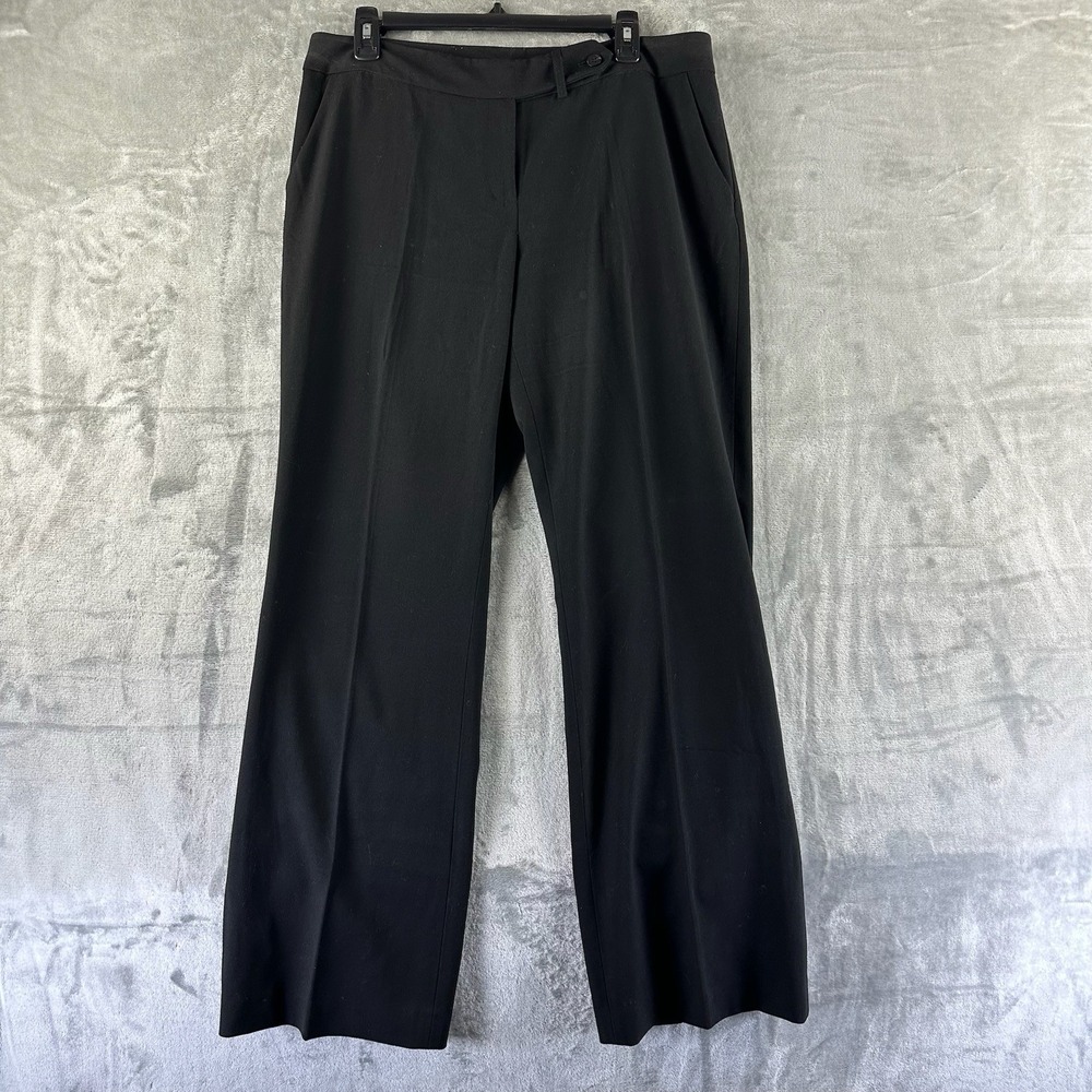 Calvin Klein Dress Pants. Women's 10. Black. Wide Leg.